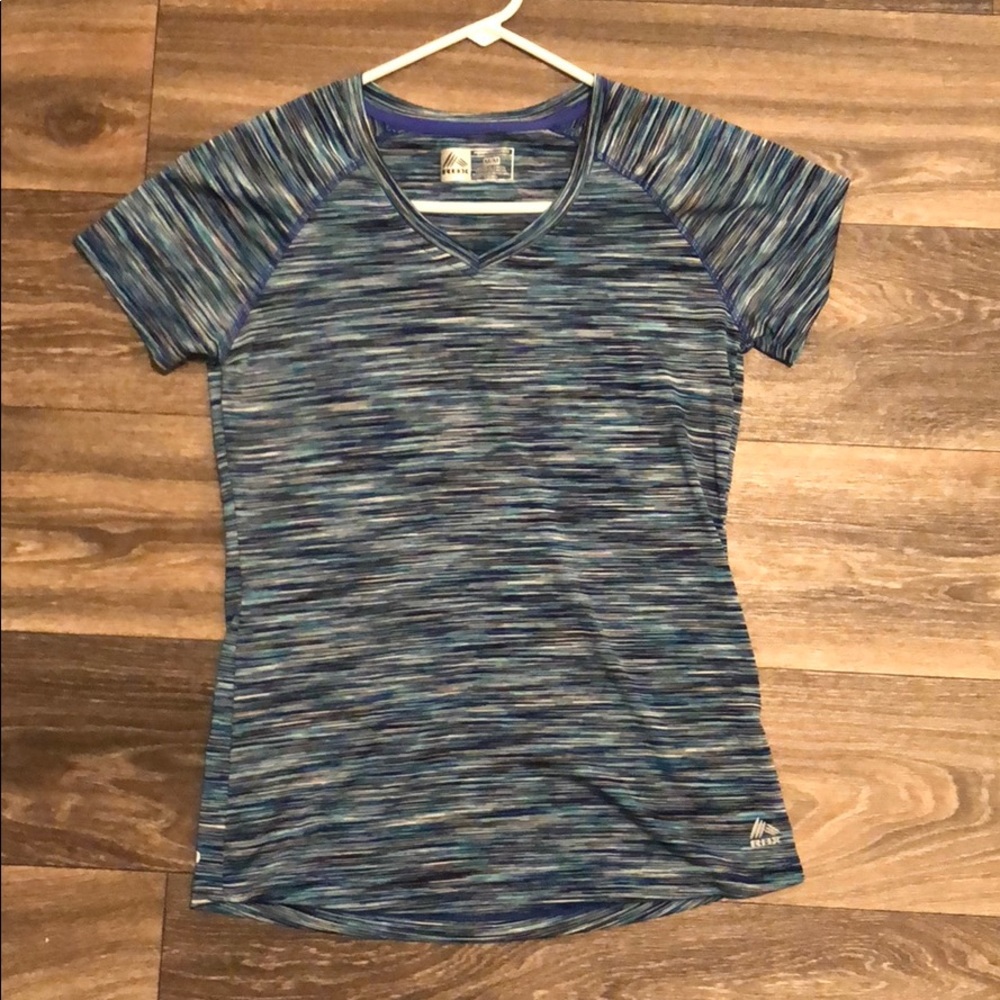 Multiple blue mix Workout shirt